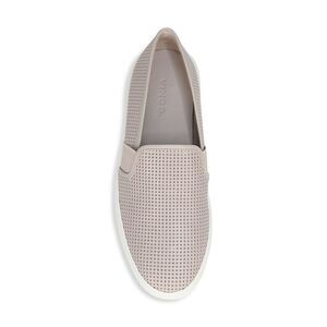 Vince Blair Perforated Leather Slip On Sneakers Sz 8